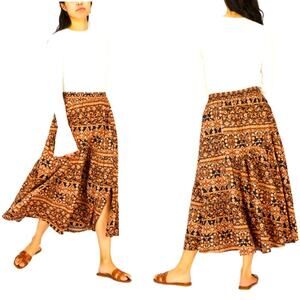 Free People All About the Tiers A-Line Skirt